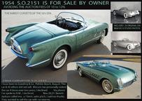 1954 CORVETTE S.O.2151 prototype FOR SALE